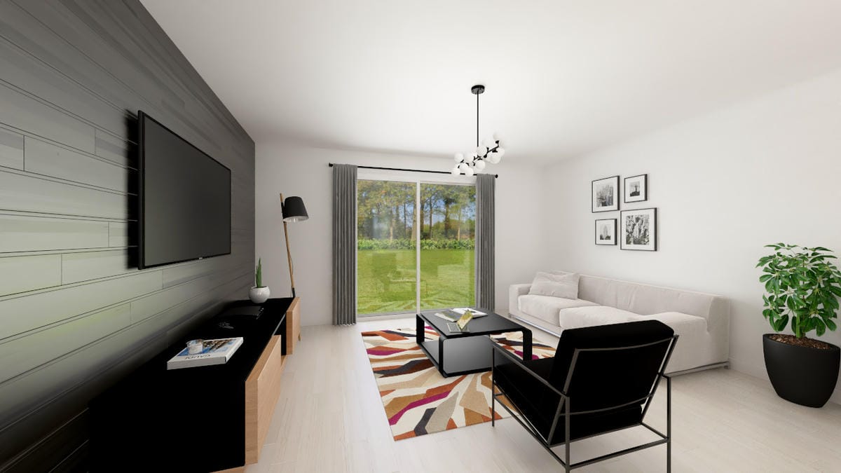 Vue intérieure 3D Voiron Family City