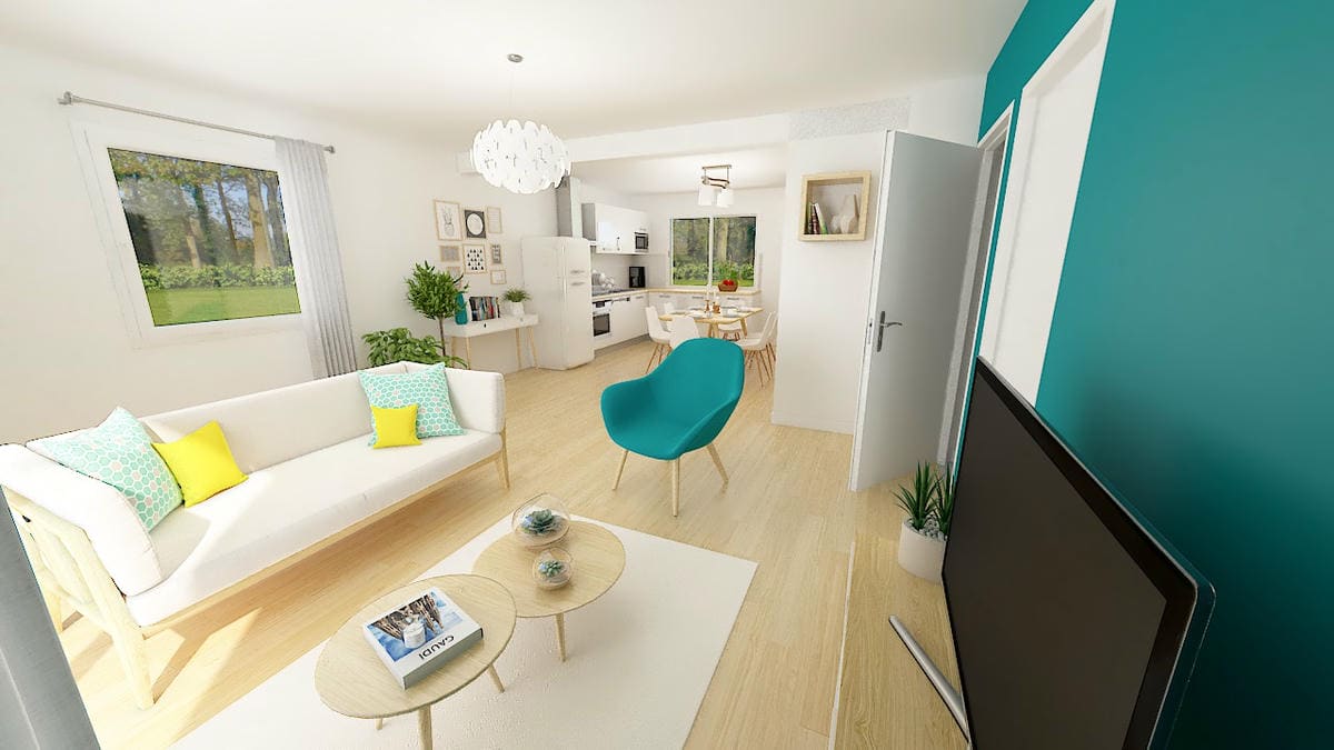 Vue intérieure 3D Voiron Up